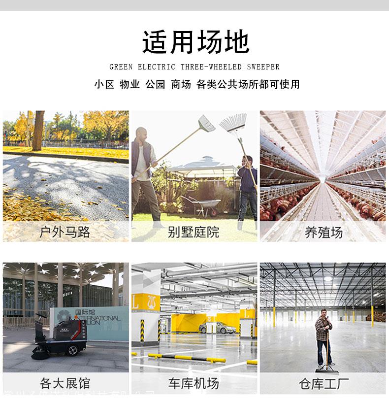 常州环卫扫地车厂家 圣倍诺 小型驾驶式电动环卫扫地车 包邮